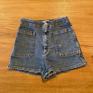 Aritzia Wilfred Free Denim Shorts
